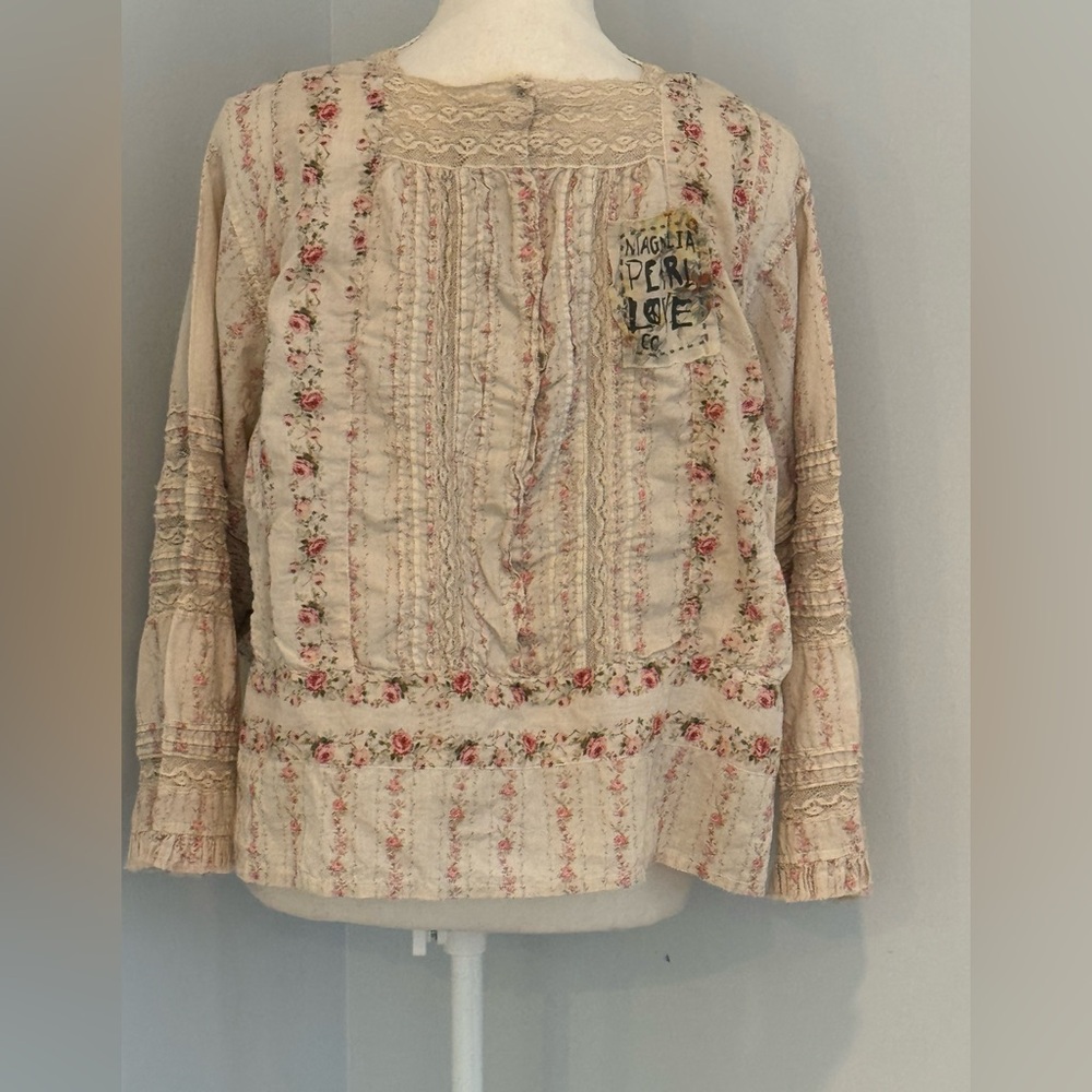 Magnolia Pearl Floral Raella Blouse Rosalina - Picture 3 of 4